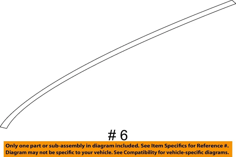 SE ADAPTA A CHEVROLET MALIBU 2004-2007 MOLDURA ASM-RF PNL QTR RVL 15263361 - NUEVO OEM Foto 3 de 3