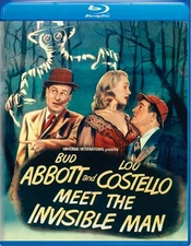 Abbott and Costello Meet the Invisible Man Blu-ray Bud Abbott NEW