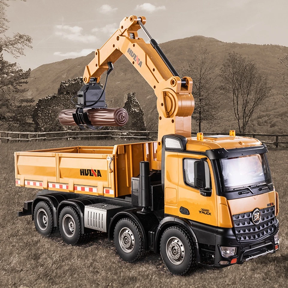 Huina 1538 LKW Kipper mit Greifer 1 14 RTR RC Modellbau Baustelle Neuheit 2025 - Bild 3 von 4
