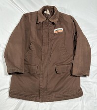 Vintage B-34 Bomber Jacket U-Haul Men's Size XL Brown Full Zip Made In USA