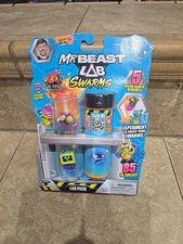 Mr. Beast Lab Swarms ATOMIC SERIES - 5 MiCRO BEASTS Lab Pack Figures NEW 🔥 