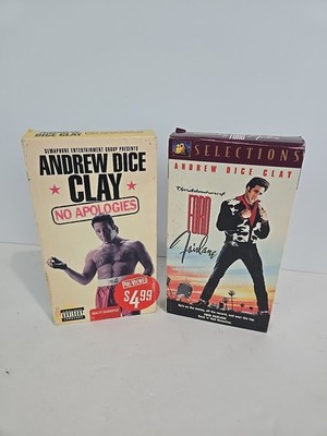 Andrew Dice Clay Vhs Lot The Adventures of Ford Fairlane (1991) No Apologies