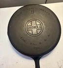 RARE Griswold Erie Pa USA #9 778 Large Block Logo Deep Skillet Crack 1920 - 1940