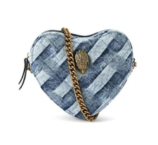 Great Material Purse Crossbody Metallic PU Leather Shoulder Bag with Chain Strap