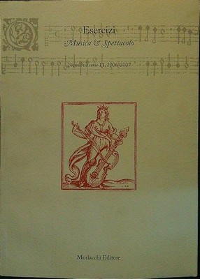 ÜBUNGEN. MUSIK UND SHOW. NEUE SERIE VOL. 20 (N.S.11) AA.VV.
