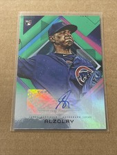 2020 Topps Fire - Fire Autographs Adbert Alzolay #FA-AA Green /75 (AU, RC)
