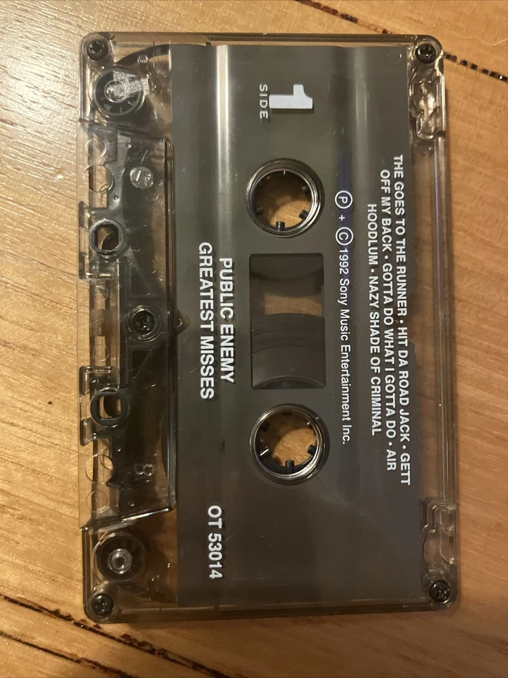 Greatest Misses by Public Enemy (Cassette, Jul-1992 Sony ) - Testing And Working - Image 3 of 4