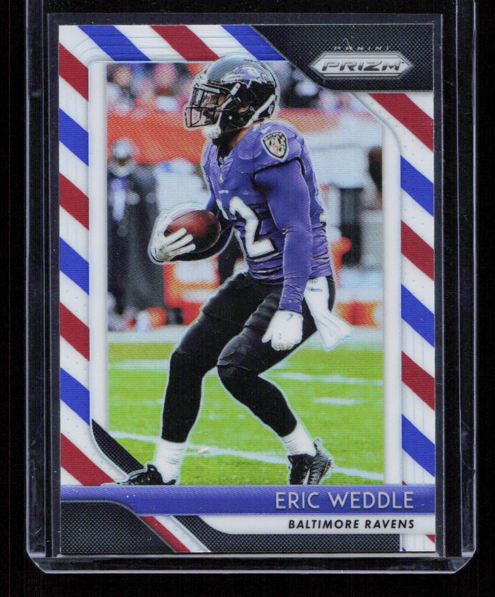 Eric Weddle 2018 Panini Prizm #185 Red White & Blue Prizm