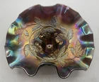 OUTSTANDING VINTAGE CARNIVAL DUGAN ELECTRIC PURPLE CHERRIES FOOTED BANANA BOAT