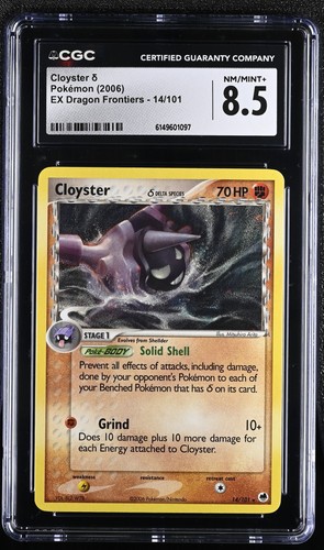 Cloyster δ graded CGC 8.5 for sale on eBay
