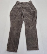 RALPH LAUREN COUNTRY Trousers 8 Grey Women's 100 Cotton Vintage Style