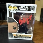 Funko Pop! Vinyl Star Wars REVA (Third Sister) #542 Autographed JSA Moses Ingram