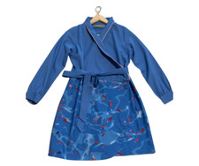 Blue wrap around dress; Size US XS: Good Conditon: For formal, casual or party