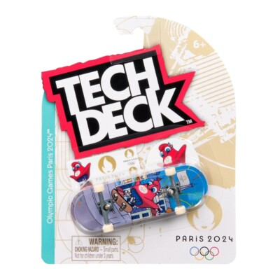 Tech Deck Einzelpackung 96 mm Griffbrett - Paris Maskottchen (Paris 2024)