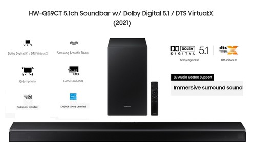 Samsung HW-Q59CT 5.1-Ch Dolby Digital 5 
