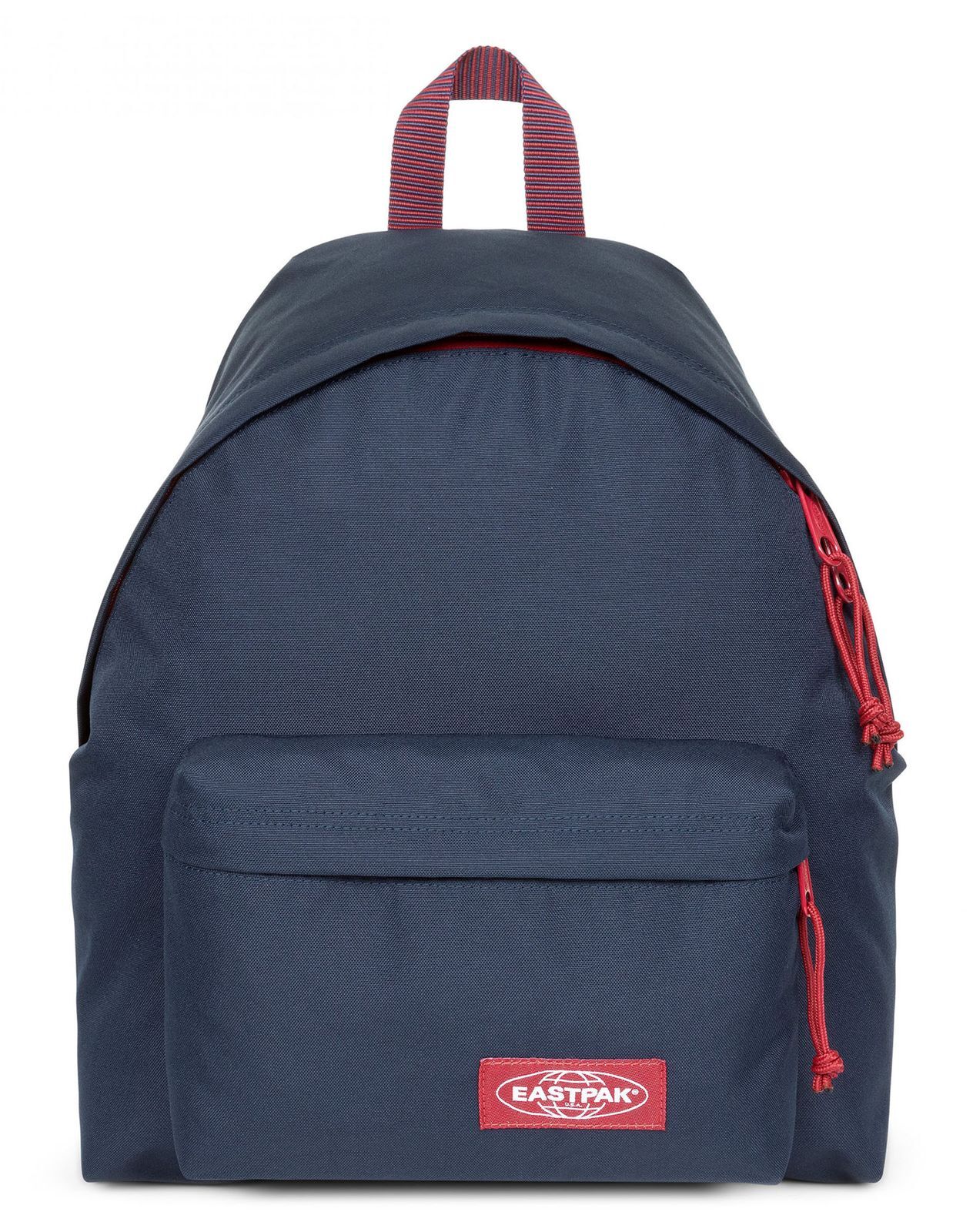 Mochila acolchada EASTPAK Pak'r mochila escolar contraste Stripe Navy azul oscuro nueva