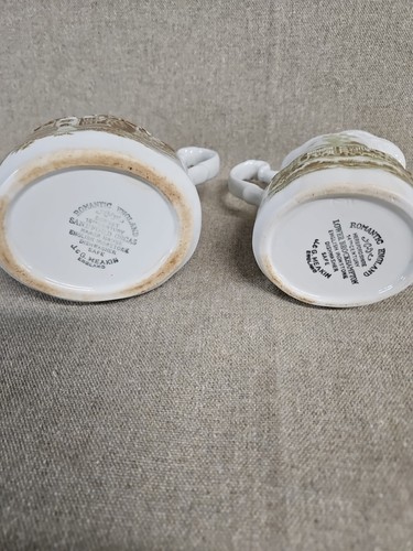 J & G Meakin Romantic England English Ironstone Sugar Bowl And Creamer - Picture 5 of 7