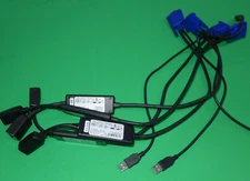 (LOT OF 4) Genuine Dell KVM Switch Cable Adapter UF366