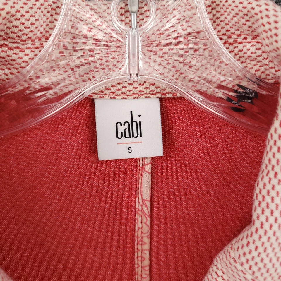 Blazer Cabi Mujer S Pequeño Rosa Un Pecho Chaqueta Elastizada Manga Larga Muesca Foto 4 de 4