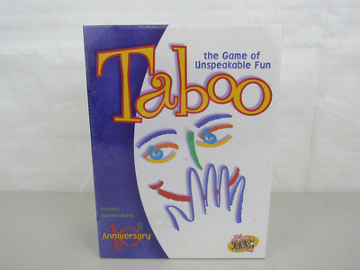 Taboo Game 10th Anniversary Edition 2000 Hasbro New & Factory Sealed