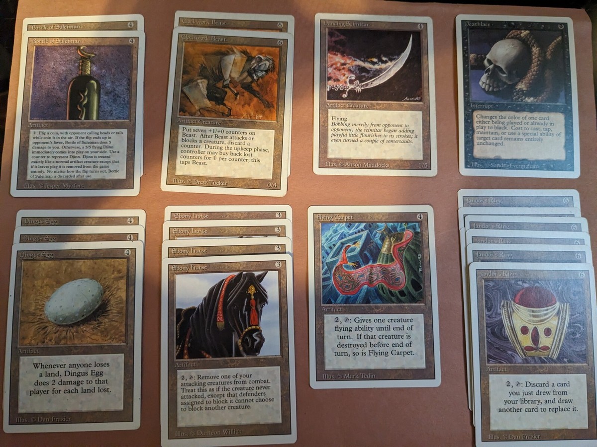 mtg revised cards 1x (3rd Edition) Complete Set (306/306) - all duals, wheel, etc Swamp Forest. The Revised Starter Deck Battle,
