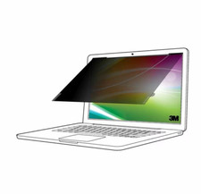 3M BP133W9B Bright Screen Privacy Filter for 13.3in Laptop, 16:9