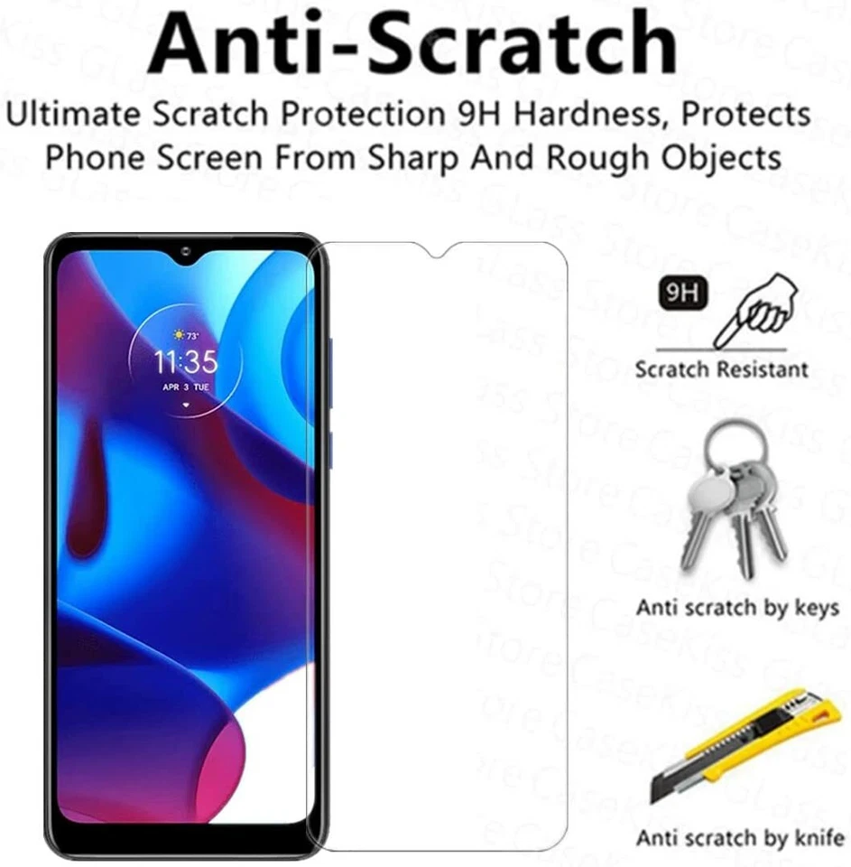 For Nokia G310 G300 Caseswill Premium HD-Clear Tempered Glass Screen Protector - Image 4 of 4