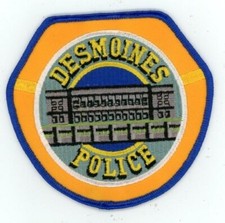 IOWA IA DES MOINES POLICE NICE SHOULDER PATCH SHERIFF