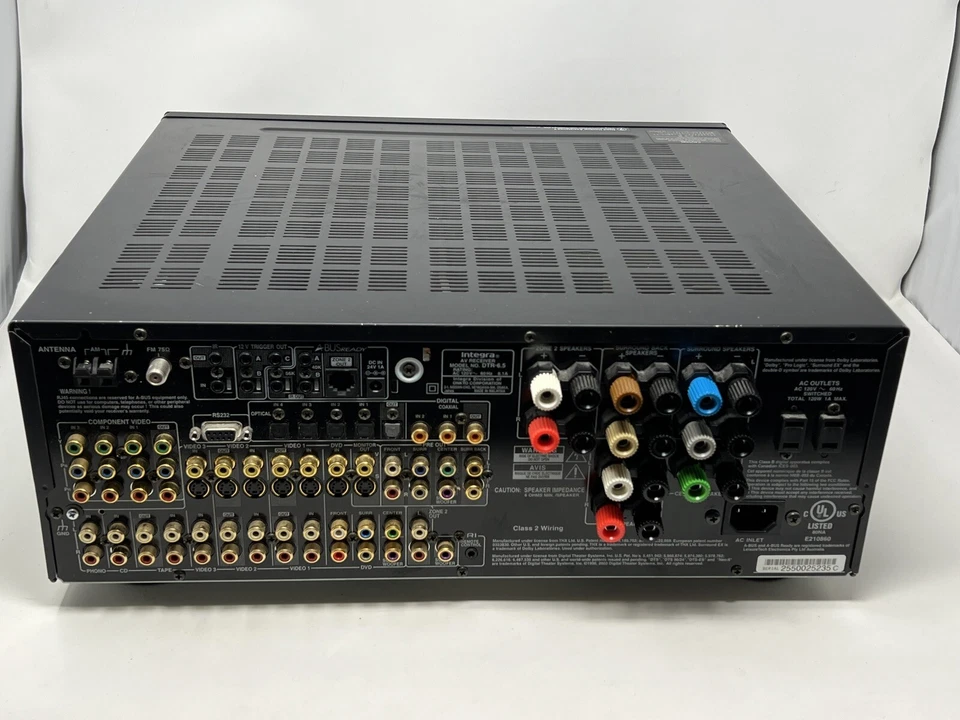 Integra Stereo 7 Channel Receiver - THX DTR-6.5 Amplifier - Image 3 of 4