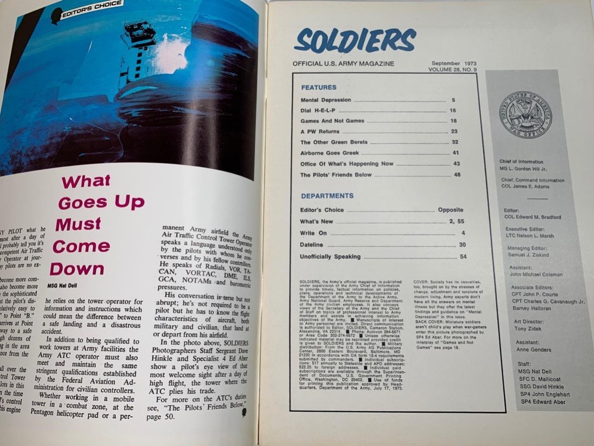 SOLDIERS September 1973 Official U.S. Army Magazine - COPING WITH STRESS | eBay da-form-2408-13-1-oct-97-aircraft-inspection-and