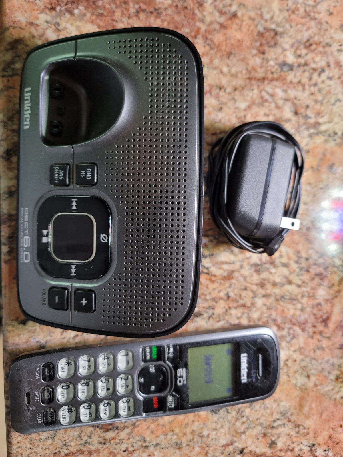 Uniden D1680 2 DECT 6.0 Cordless main base and phone eBay