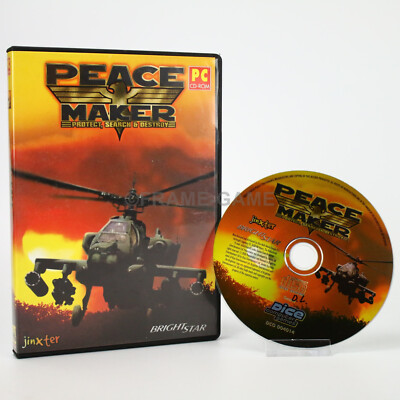 PC CD DVD Spiel Peace Maker Protect Search & Destroy Gut