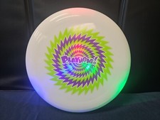 Genuine PLAYHEM Light Up LED Light Up Flying Disk Frisbee 3 Strobe Modes PL4051