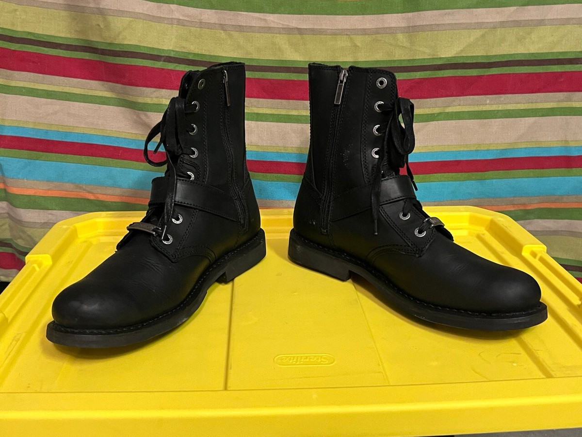 Harley-Davidson Men Ranger Motocyle Boot, Black Leather 
