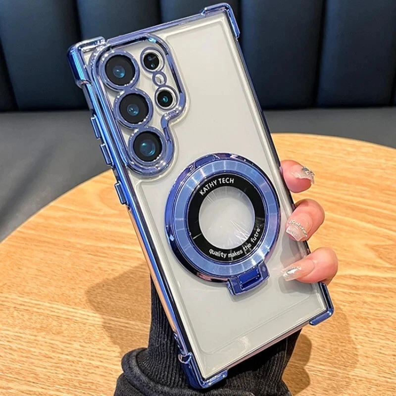 Luxury Magnetic Case For Samsung Galaxy S25 S24 S23 S22 S21 Ultra Plus Note20 - Image 4 of 4