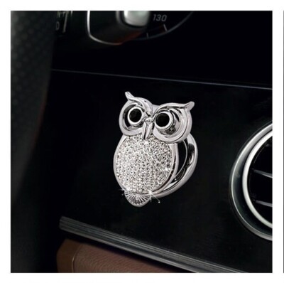 1pc. Car Push Start Ignition Button Cover  Owl Shaped Start Car Bling Rhinestone