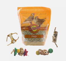 Volkman Avian Science Super Finch Bird Seeds 4lbs with 1 Foot Toy 1 Bag 