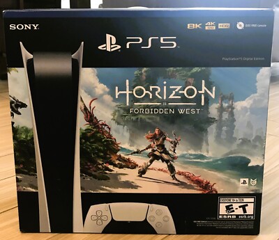 Sony PS5 Digital Edition Console Horizon Forbidden West Bundle