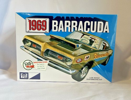 MPC MOPAR 1969 Plymouth Barracuda model car kit New in Factory Sealed Box