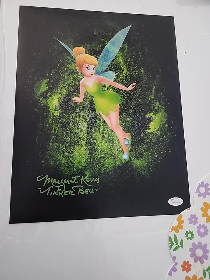 Impresión de artista Disney - MARGARET Kerry - Tinker Bell Laugh firmada por JSA Foto 3 de 4
