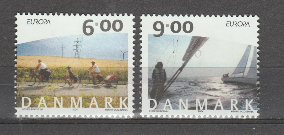 s36032 DÄNEMARK 2004 EUROPA CEPT MNH ** 2v HOLYDAYS