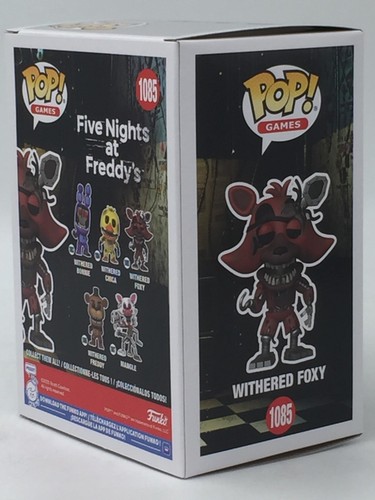 Funko Pop! Games Five Nights at Freddy's Withered Foxy #1085 With Protector - Picture 3 of 5