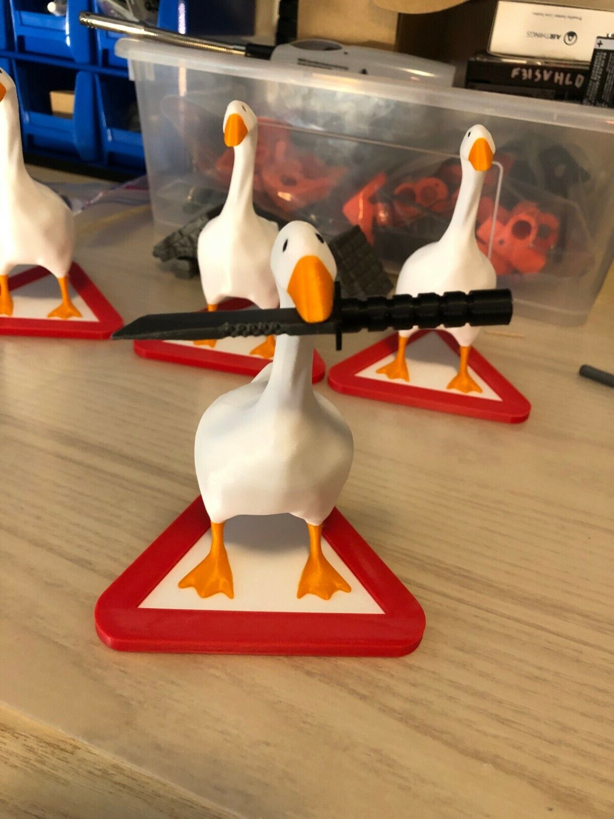 You can 3D print an Untitled Goose Game goose for maximum mischief