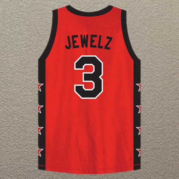 Jewelz #3 Platinum Jewelz Basketball Jersey Crossover Custom Names