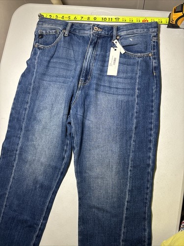 Jeans donna Kancan nuovi con etichette vintage anni 90 taglia 13/30 taglio cuciture vita alta etichetta dritta $64 - Foto 5 di 11