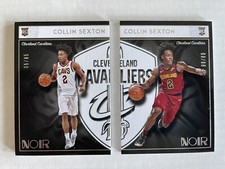 2018-19 Panini Noir, “Icon & Association Edition #’d/85 RC’s, Colin Sexton