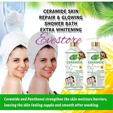 Veet gold Ceramide Skin Repair Glowing extra whitening shower Bath 1000ml