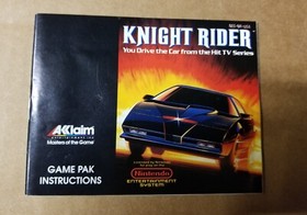 Knight Rider Nintendo NES Complete with Box, Dust Sleeve, Foam and Manual.
