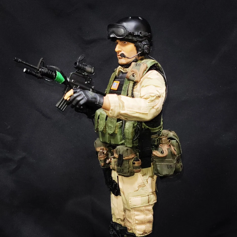 1/6 Exército dos EUA FORÇA DELTA OPERAÇÃO MOGADÍSCIO SERPENTE GÓTICA SOMÁLIA. BANDIT JOE'S - Imagem 4 de 4