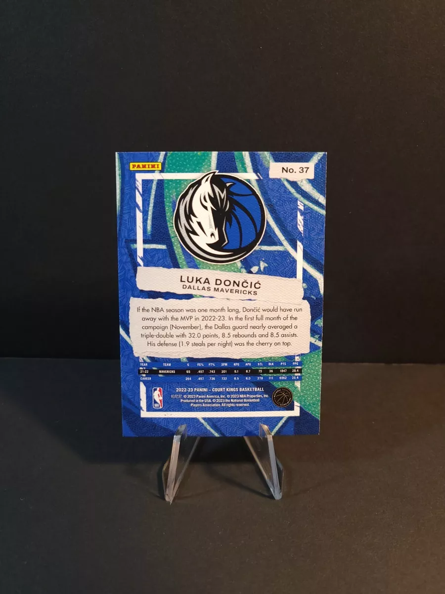 2022-23 Panini Court Kings Luka Doncic Base #37 Mavericks
